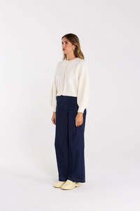 Knitwear: Flourish Cardigan - Milky Bar
