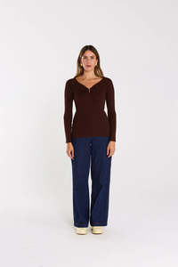 Thing Thing 1: Loop Long Sleeve - Chocolate