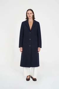 Whats New: Oscar Coat- Dark Navy