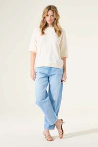SS Knit Top - Off White