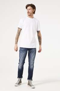 Pants: Savio Jean -  Medium Wash Leg 34