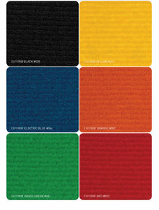 Ribbed fabric Colour range