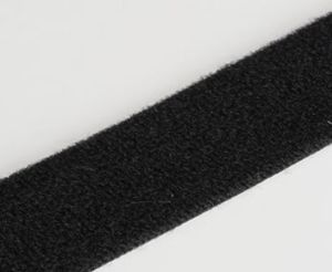 Bag & Accessories Manufacture: 25 mm x 25 yard Std Black Micro loop