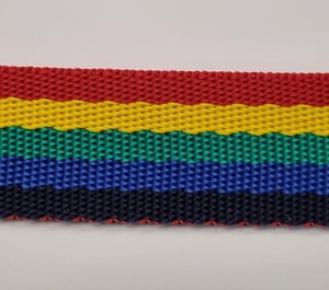 Products: 25 mm x 50 metre Rainbow webbing