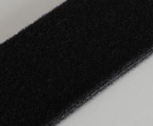 Ankle Foot Orthotic Straps: 50 mm Black Arabella DFL loop