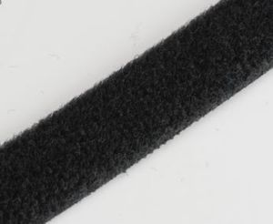 Products: 16 mm x 50 yds Black Soft & Flexible loop tape