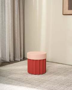 Furniture: Harry Stool - Rusty Red/Pink