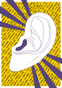 Artwork: All Ears (2019) by Huriana Kopeke-Te Aho & Rebecca Ann Hobbs