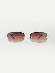 Sunglasses: Hannah Rectangle Sunglasses
