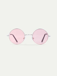 Sunglasses: Wireframe Round Lennon Sunglasses