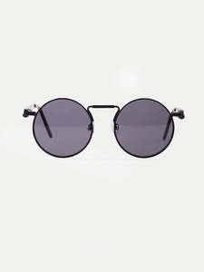 Round Steampunk Metal Sunglasses