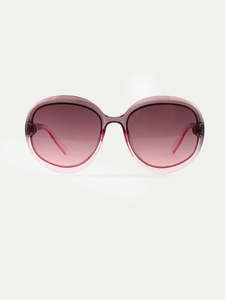 Round 70s Ombre Sunglasses