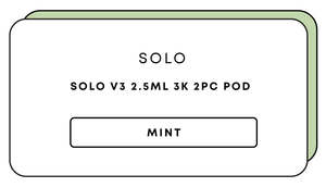 Solo V3 2.5mL 3k 2pc Pod
