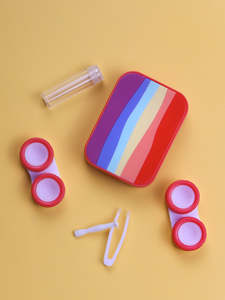 Contact Accessories: Contact Lens Case - Colour Wave