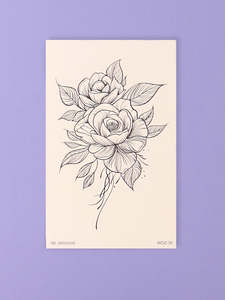 Semi Permanent Tattoo - Medium Single