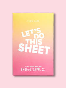 I DEW CARE LET'S DO THIS SHEET