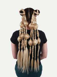 Hair Extensions: Synthetic Pre-Braided Festival Hair
