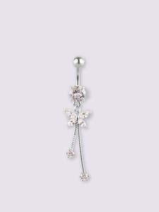 Gem Baby Butterfly Navel Barbell 14G