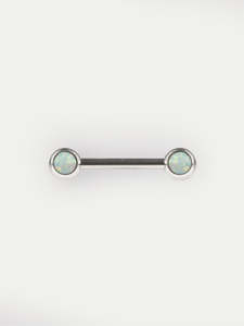 Opal Nipple Barbell 14G