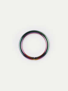 Piercing Jewellery Nose Rings: Titanium Plated Split Ring 20G