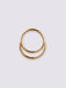 Double Hoop Hinged Ring 18G