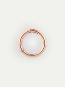 Titanium Plated Hinged Ring 16G