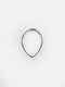 Tear Drop Hinged Ring 16G