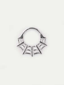 Spiderweb Hinged Ring 16G