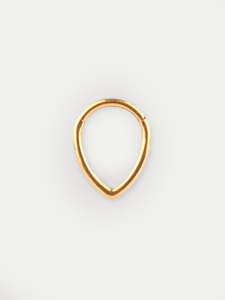 Tear Drop Hinged Ring 16G