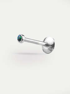Opal Flatback Barbell 16G