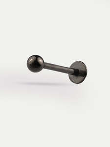 TItanium Plated Flatback Barbell 16G