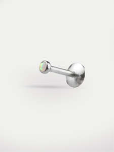 Opal Flatback Barbell 16G
