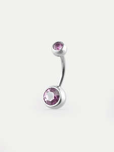 Piercing Jewellery Navel: Gem Navel Barbell 14G