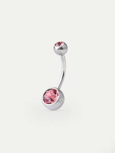Gem Navel Barbell 14G