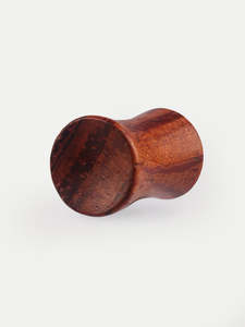 Hand Carved Sappan Wood Plug