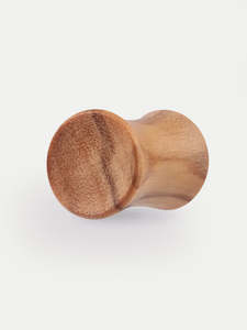 Piercing Jewellery Plugs Tunnels: Hand Carved Olive Wood Plug
