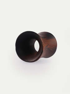 Piercing Jewellery Plugs Tunnels: Hand Carved Arang Wood Tunnel