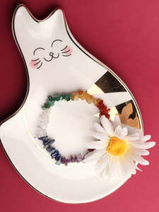 Crystal Bracelets: Chakra Chip Bracelet