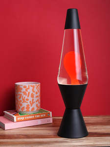 Decor: Liquid Lamp Black / Clear / Orange