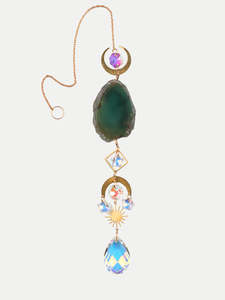Decor: Gold Accent Suncatcher