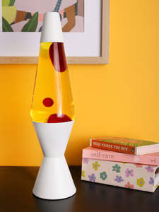 Decor: Liquid Lamp White / Yellow / Red