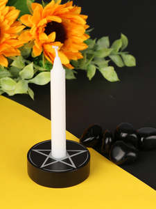 Decor: Magic Spell Candles White 12 pcs