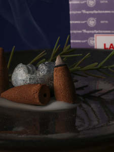 Satya Lavender Backflow Cones 24pcs
