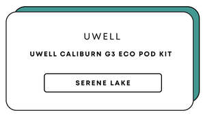 Pod Vape Devices: Uwell Caliburn G3 Eco Pod Kit