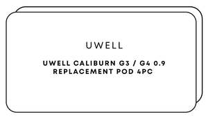 Refillable Pods: Uwell Caliburn G3 / G4 0.9 Replacement Pod Single