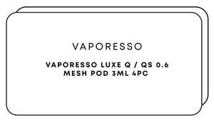 Vaporesso Luxe Q / QS 0.6 Mesh Pod 3mL 4pc