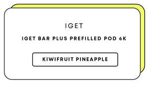 E Liquids: IGET Bar Plus Prefilled Pod