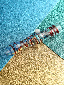 Glass Cig Holder w- Roll Stop