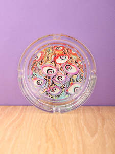 Glass Ashtray 10.5cm