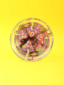 Glass Ashtray 8.5cm
